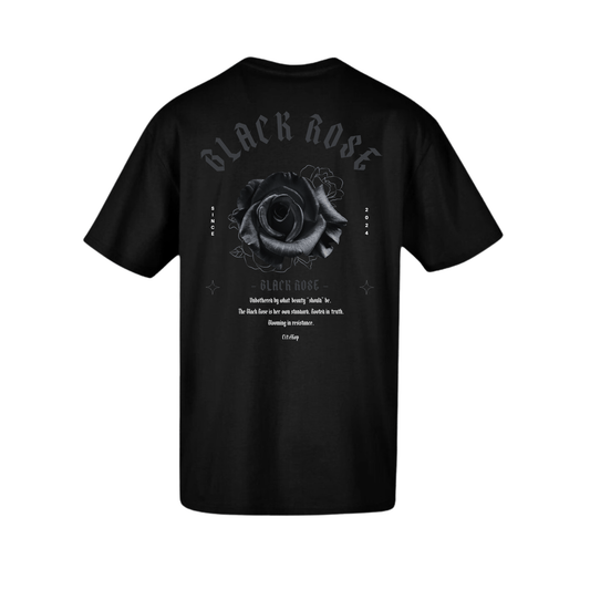"Black Rose" T - SHIRT GROOT - CitéShop
