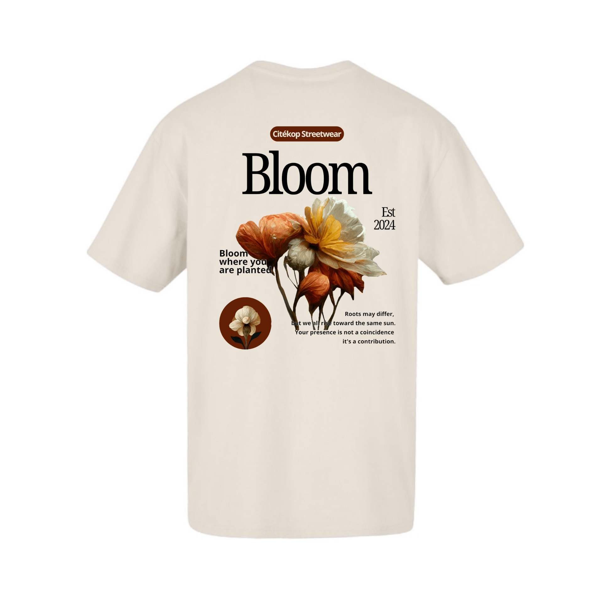 "Bloom" T - SHIRT GROOT - CitéShop