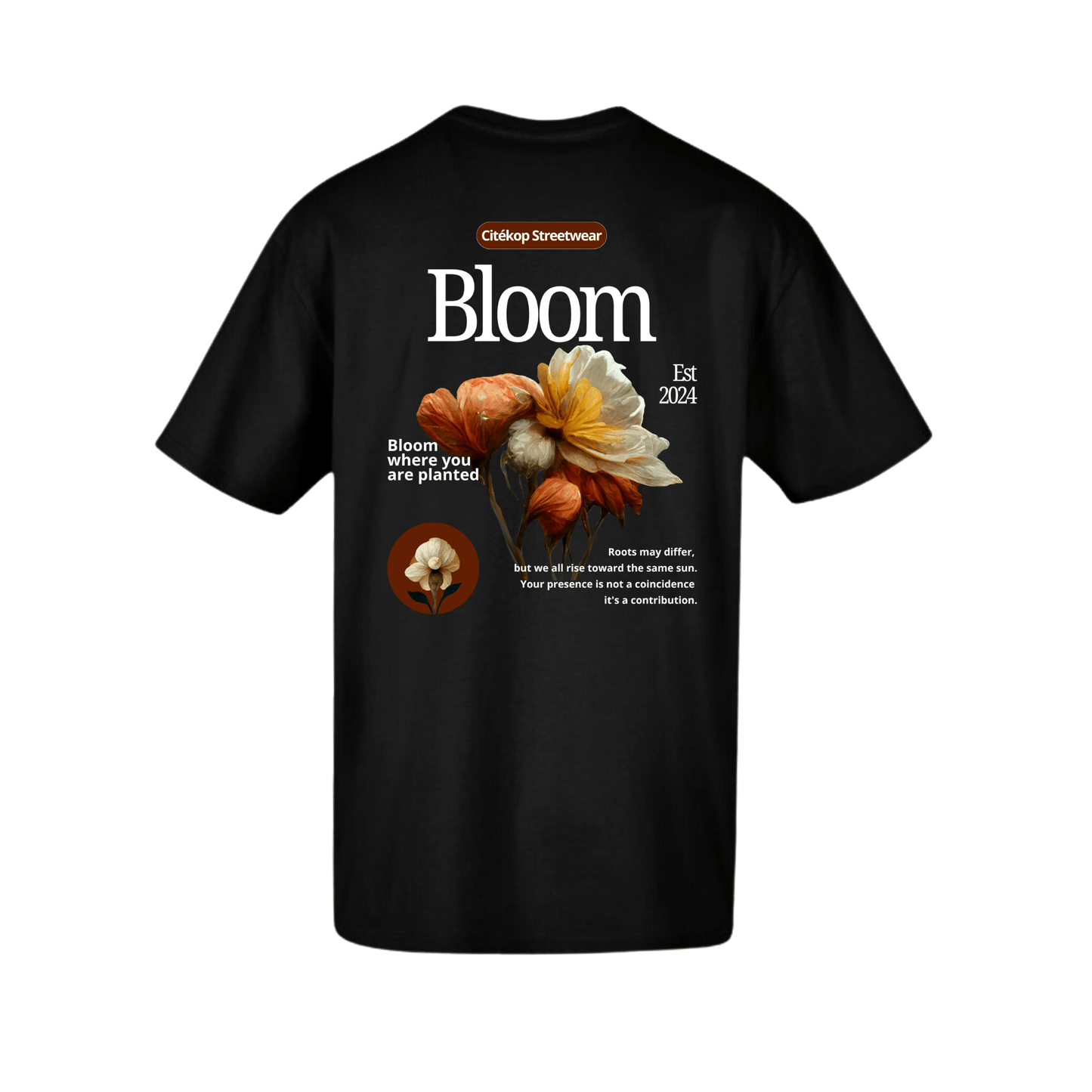 "Bloom" T - SHIRT GROOT - CitéShop