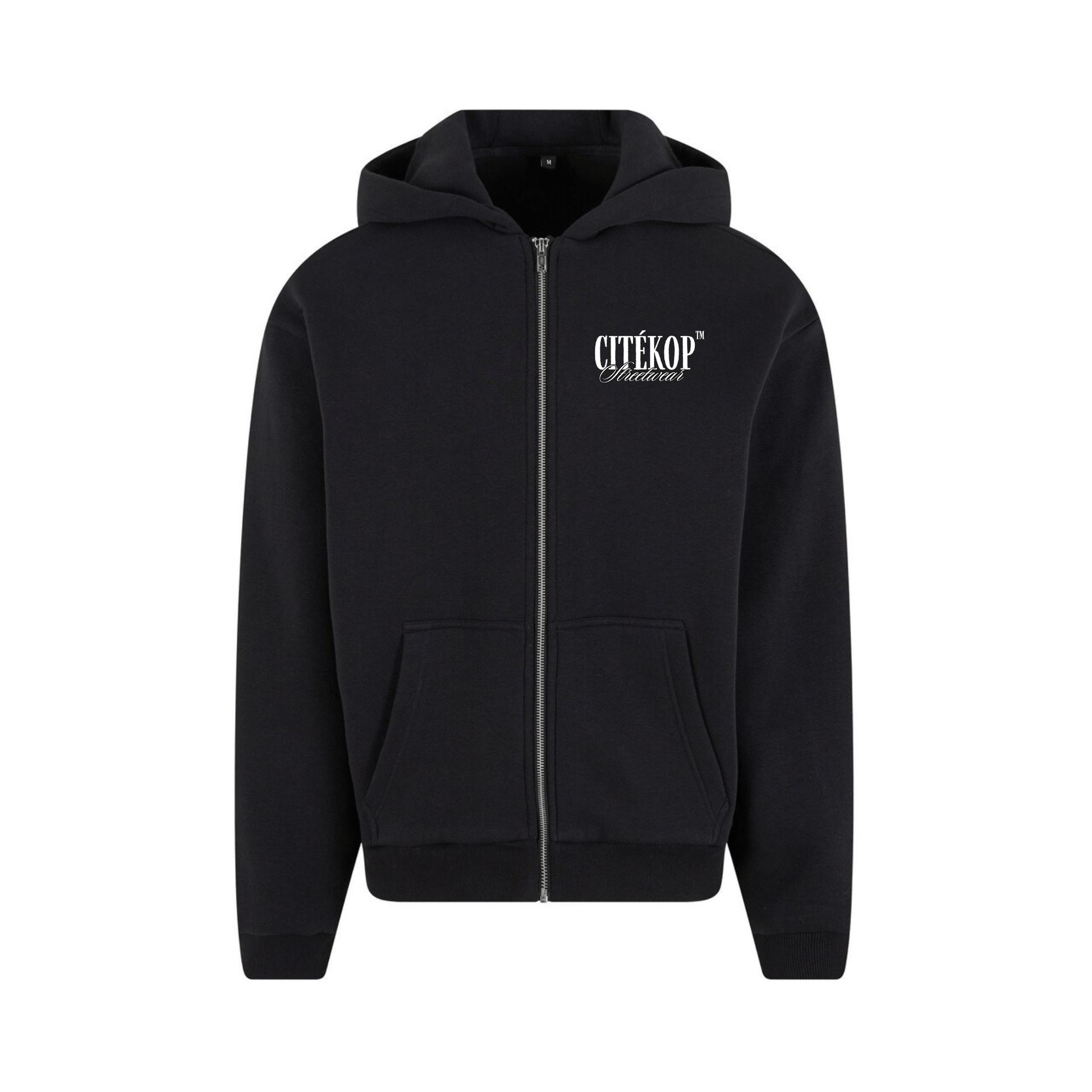 "Global Roots Local Vibes" fluffy Zip up Hoodie - CitéShop