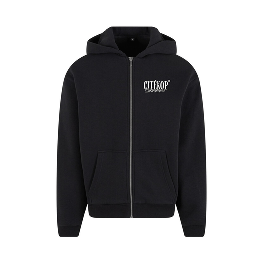 "Global Roots Local Vibes" fluffy Zip up Hoodie - CitéShop